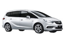 Car Hire Walkden - Vauxhall Zafira 5 + 2 - Minibus hire Walkden